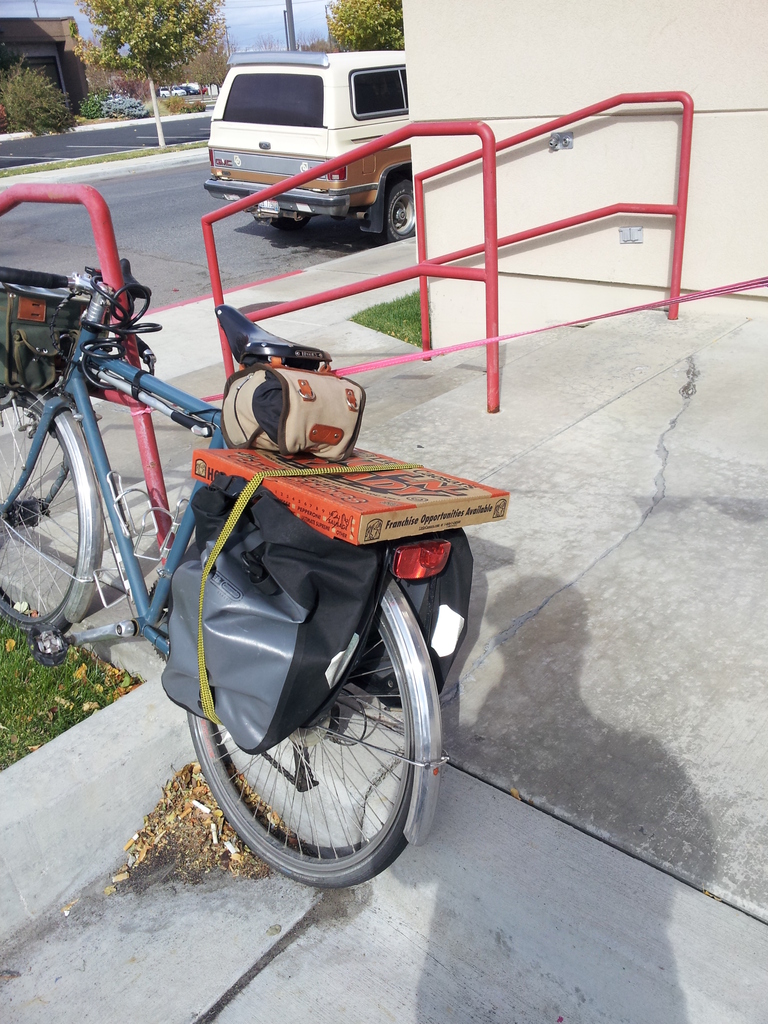 Pizza pannier online rack